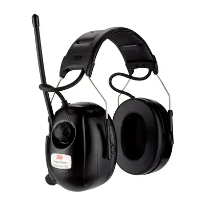3M Peltor HRXD7A-01 Gehoorkap met DAB+ en FM Radio - Audio-ingang & Spraakgestuurd Menu
