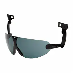 3M Peltor V9G Geïntegreerde Veiligheidsbril Grijs - Anticondens & Krasbestendig voor Helm