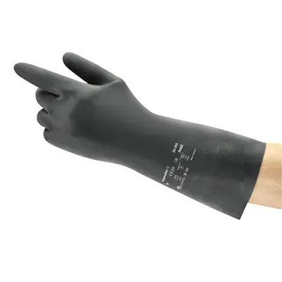Ansell AlphaTec 29-500 Chemische Handschoenen - Neopreen & Gevoerd voor Koude, Maat 10