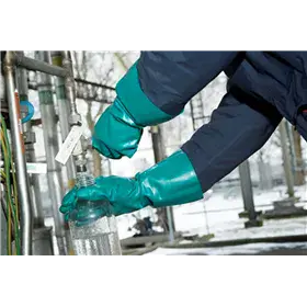 Ansell AlphaTec 58-335 Chemische Handschoenen - AquaDri® Voering & Nitril Grip, Maat 10
