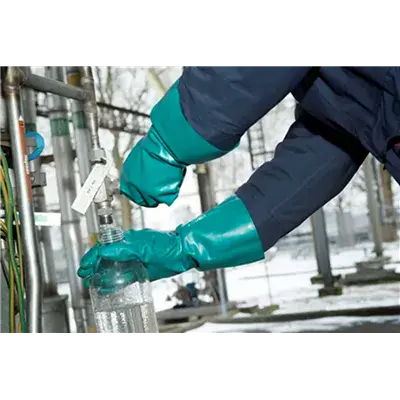 Ansell AlphaTec 58-335 Chemische Handschoenen - AquaDri® Voering & Nitril Grip, Maat 10