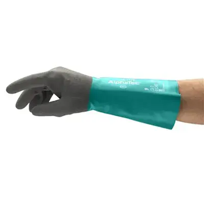 Ansell AlphaTec 58-535W Chemische Handschoenen - Grip Technology & Vloeistofdicht, Maat 7