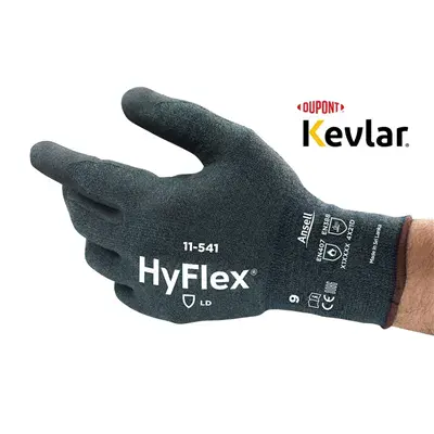 Ansell HyFlex 11-541 Handschoenen - Snijvastheid D, Grip & Comfort - Maat 10