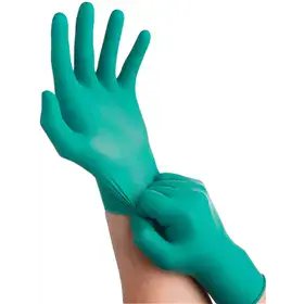 Ansell TouchNTuff 92-600 Nitril Wegwerphandschoenen - Groen Maat L (8.5–9)