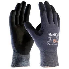 ATG MaxiCut Ultra 44-3745 Snijvaste Werkhandschoenen Blauw - Voedselveilig, Touchscreen Compatibel & Siliconenvrij - Maat 11