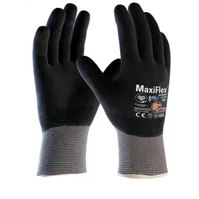 ATG MaxiFlex Ultimate Werkhandschoen 42-876 Grijs/Zwart – Volledig Gecoat - Maat 9