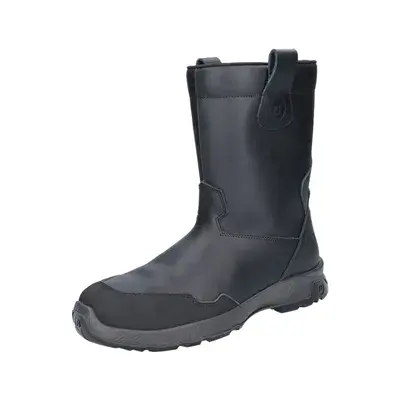 Bata SUMM BOOT Winterlaars S3 ESD Zwart van Volnerfleer Leer - Veilig & Warm - Maat 41