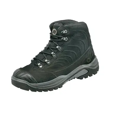 Bata Traxx 204 Hoge Veiligheidsschoen S3 Zwart - Nubuck Leer & Antiperforatie - Maat 46