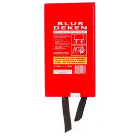Blusdeken 120×180 cm - Hittebestendig tot 500°C, Met Instructie & Wandverpakking