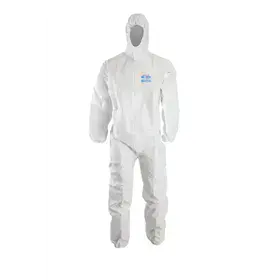 ChemDefend 110 Witte Wegwerpoverall Type 5/6 - Ademend & Antistatisch - Maat M