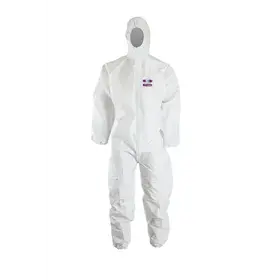 ChemDefend 200 Witte Wegwerpoverall Type 5/6 - Chemisch Bestendig & Antistatisch - Maat L