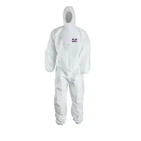 ChemDefend 250 Witte Wegwerpoverall Type 5/6 - Chemisch Bestendig & Antistatisch - Maat XL