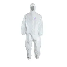 ChemDefend 255 Witte Wegwerpoverall Type 5/6 - Ademend Achterpaneel & Antistatisch - Maat XL