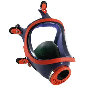Climax 731-S Full Face Masker - Silicone, Klasse 2, 5-Punts Harnas
