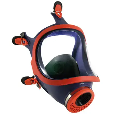 Climax 731-S Full Face Masker - Silicone, Klasse 2, 5-Punts Harnas