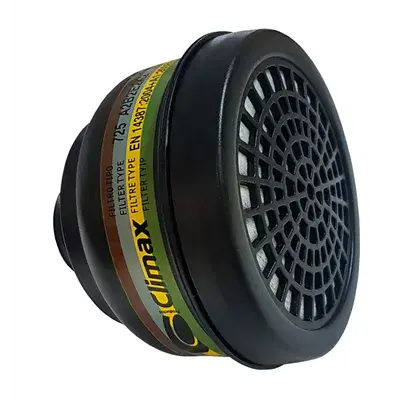 Climax Schroeffilter 725 ABEK2 - Multigasfilter met DIN-aansluiting (EN 148-1)
