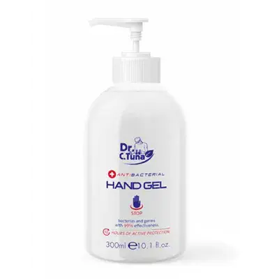 Dr. Tuna Antibacteriële Handgel 70% Alcohol – Pompflacon 300 ml