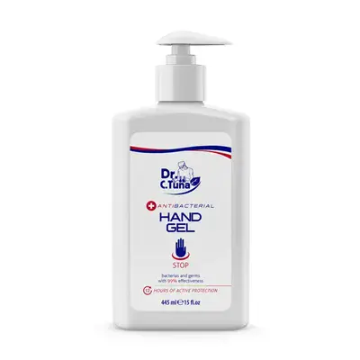 Dr. Tuna Antibacteriële Handgel 70% Alcohol – Pompflacon 445 ml