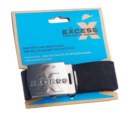 Excess Canvas Riem Zwart – Verstelbaar & Metalen Gesp – 120 cm