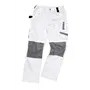 Excess Werkbroek Champ 592 Wit/Grijs – Cordura Kniezakken & Verlengbare Pijpen, Maat 44