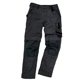 Excess Werkbroek Champ 592 Zwart/Zwart – Cordura Kniezakken & Verlengbare Pijpen, Maat 44