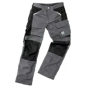 Excess Werkbroek Slash PRO 513 Antraciet/Zwart – Cordura Kniezakken & Verlengbare Pijpen, Maat 48