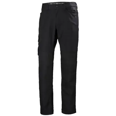 Helly Hansen 77460 Oxford Service Werkbroek Zwart – Stretch & Verlengbare Pijpen, Maat C52