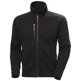 Helly Hansen Kensington Gebreid Fleecejack Zwart - Maat XL