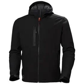Helly Hansen Kensington Softshell Jas Zwart – Waterafstotend & Functioneel Design, Maat L