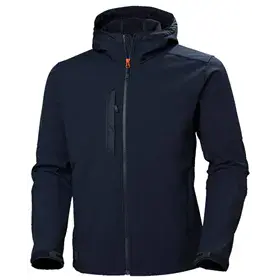 Helly Hansen Kensington Softshelljas 74230 Marine – Met Capuchon & Waterafstotend, Maat XL