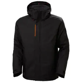 Helly Hansen Kensington Winterjas Zwart - Waterdicht, Ademend & Gevoerd - Maat L