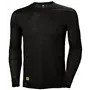 Helly Hansen Lifa Crewneck 75105 Zwart - Vochtregulerend & Naadloos Comfort - Maat S