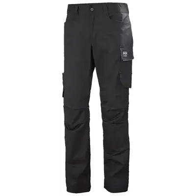 Helly Hansen Manchester Construction Werkbroek Zwart – 2-Way Stretch & Hangzakken, Maat 48