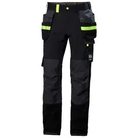 Helly Hansen Oxford 4-Way Stretch Construction Werkbroek Zwart/Antraciet - Maat 48