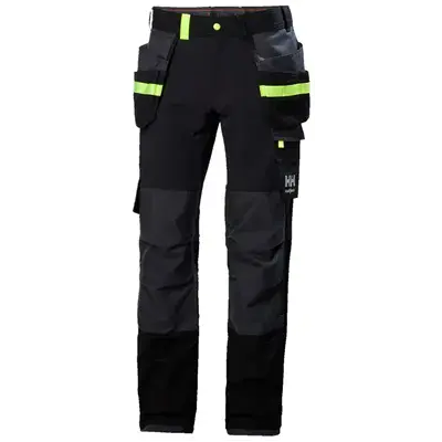 Helly Hansen Oxford 4-Way Stretch Construction Werkbroek Zwart/Antraciet - Maat 48
