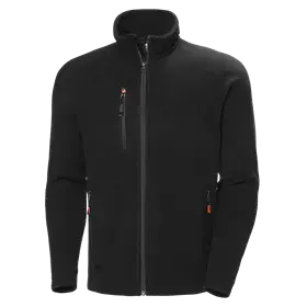 Helly Hansen Oxford Fleecejack Zwart - Warm & Duurzaam van Gerecycled Polartec® - Maat L