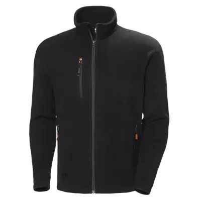 Helly Hansen Oxford Fleecejack Zwart - Warm & Duurzaam van Gerecycled Polartec® - Maat L