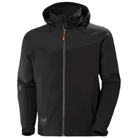 Helly Hansen Oxford Softshell Jas Zwart – Waterafstotend & Comfort Fit, Maat L