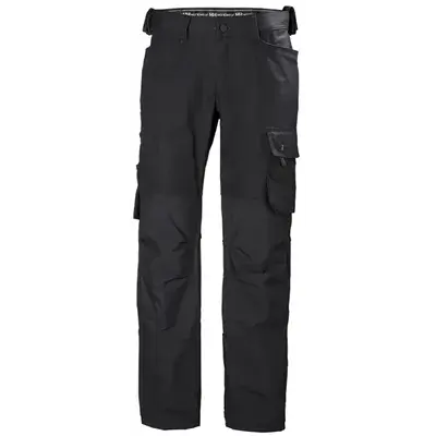 Helly Hansen Oxford Werkbroek Zwart – Stretch, Verstevigde Knieën & Verlengbare Pijpen, Maat C46