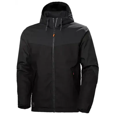 Helly Hansen Oxford Winterjas Zwart - Waterdicht & Comfortabel met Reflectie - Maat L