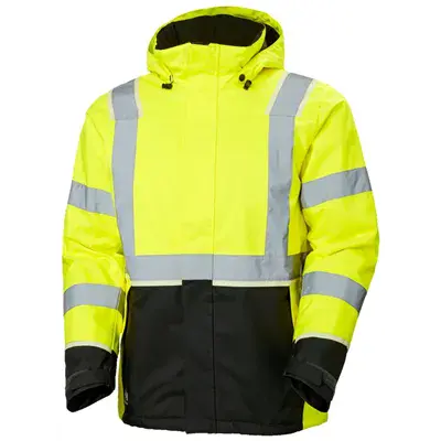 Helly Hansen UC-ME Winterjas 71355 Fluo Oranje - Klasse 3, Waterdicht & Gevoerd, Maat XL