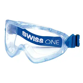 JSP 2PROV31C Bril - Helder, Blauw Montuur & Anti-Kras/Condens Coating