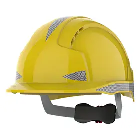JSP AJB170-400-200 Veiligheidshelm Geel - Lichtgewicht ABS & CR2 Reflectie