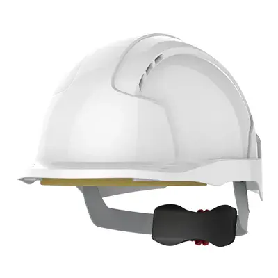 JSP AJD170 EVOLite Micro Draaiknop Veiligheidshelm Wit - Lichtgewicht ABS