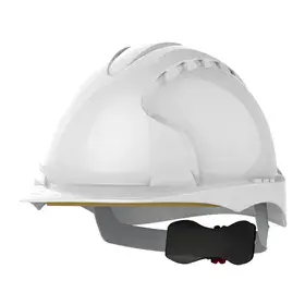 JSP AJE170-000-100 Veiligheidshelm Wit - HDPE & Revolution® Wielratel
