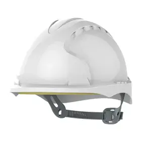 JSP AJG160-000-100 Veiligheidshelm Wit - HDPE & OneTouch™ Slipvergrendeling
