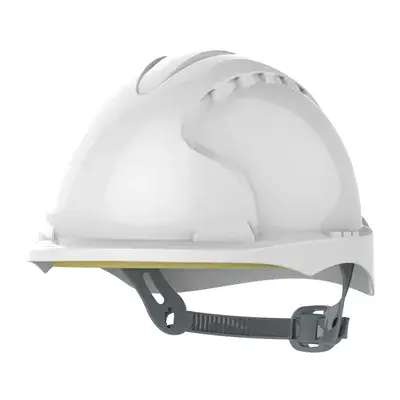JSP AJG160-000-100 Veiligheidshelm Wit - HDPE & OneTouch™ Slipvergrendeling