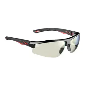 JSP ASA480 Galactus - Sportieve Veiligheidsbril met IO Lens & Verstelbare Neusbrug