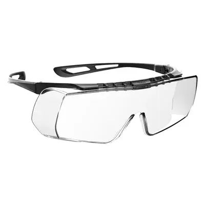 JSP ASA940 Overzetbril - Heldere Veiligheidsbril met Soft Grip & K-Coating