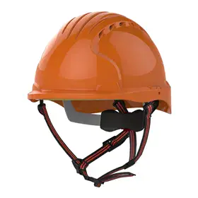 JSP EVO5 Industriële Klimhelm met Dubbele Standen en Draaiknop - Oranje